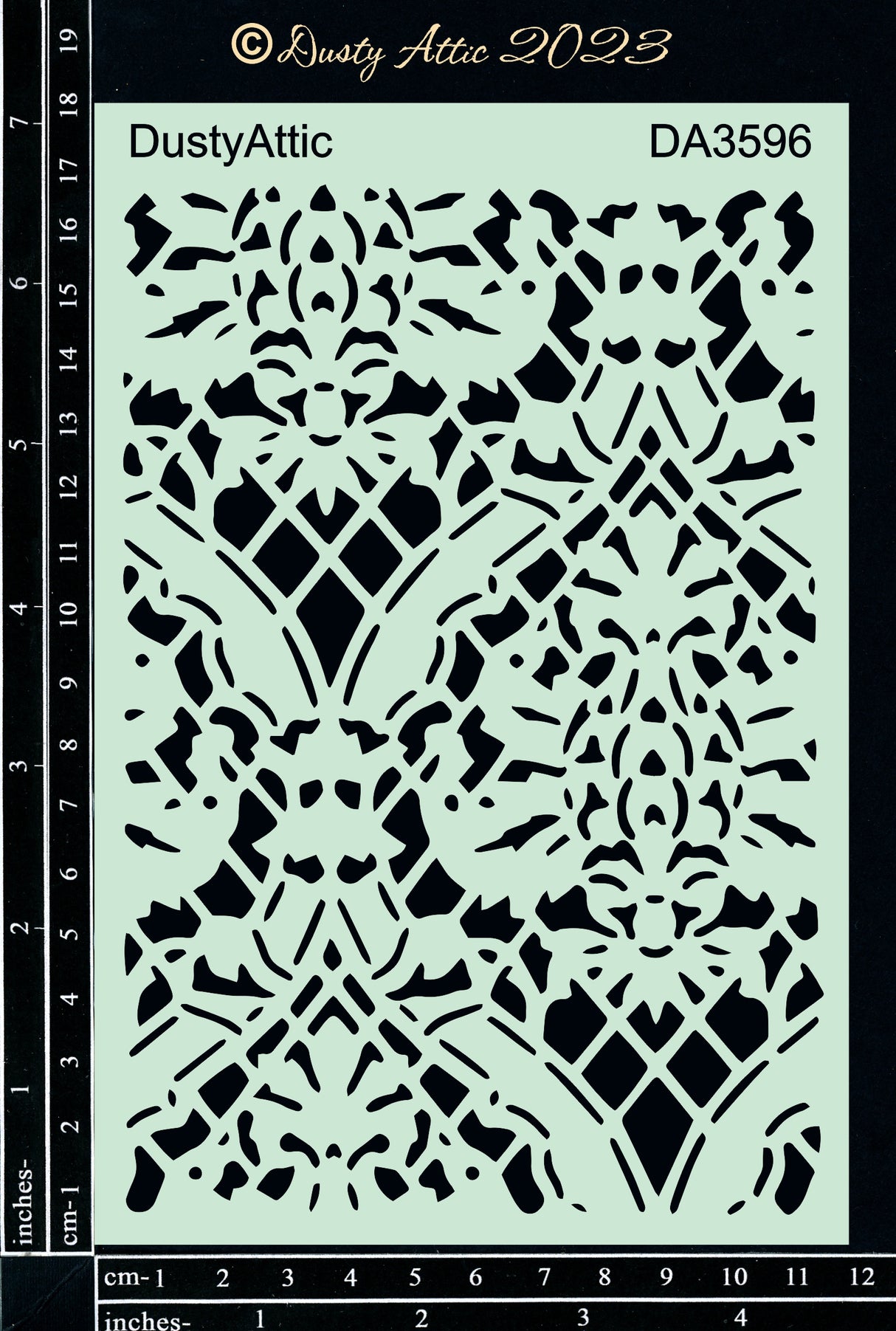 Damask Stencil #3 image 0