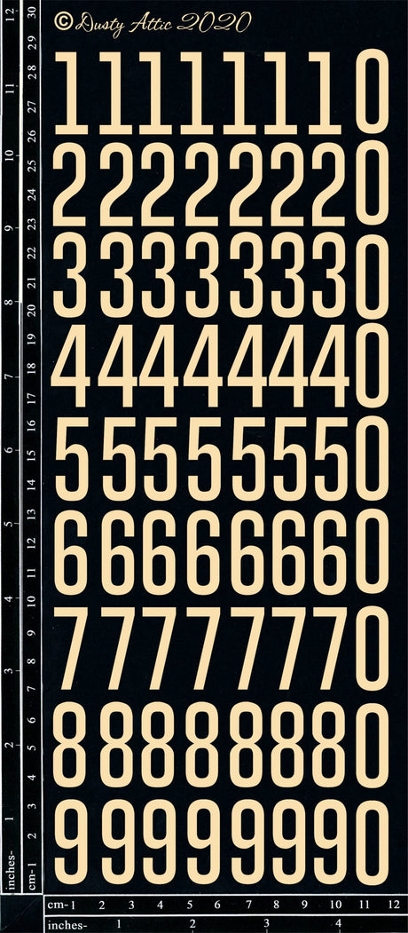 Tall and Lean ABC  Numbers image 0
