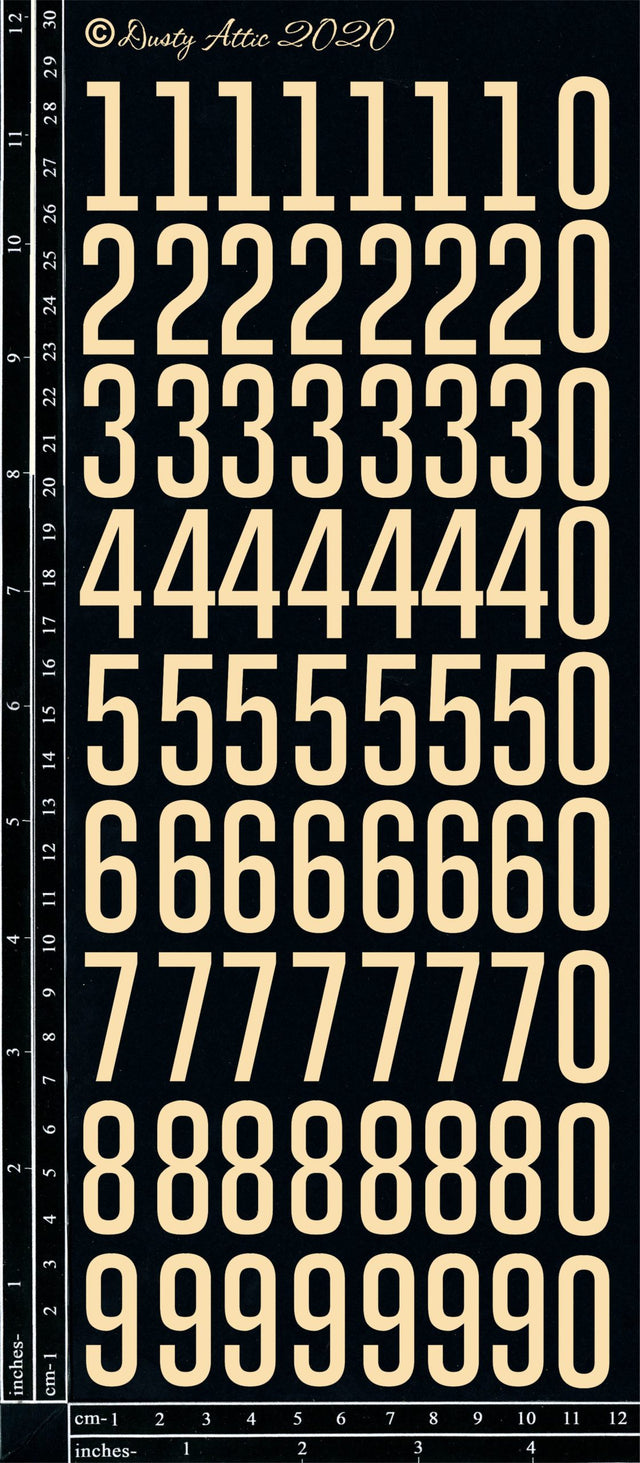 Tall and Lean ABC  Numbers image 0
