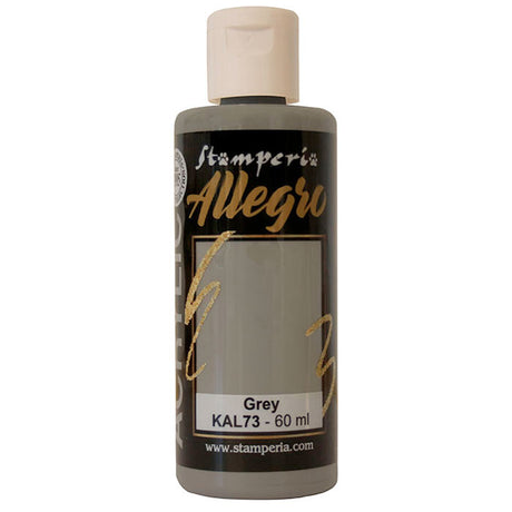Stamperia Allegro Paint 60ml - Grey image 0