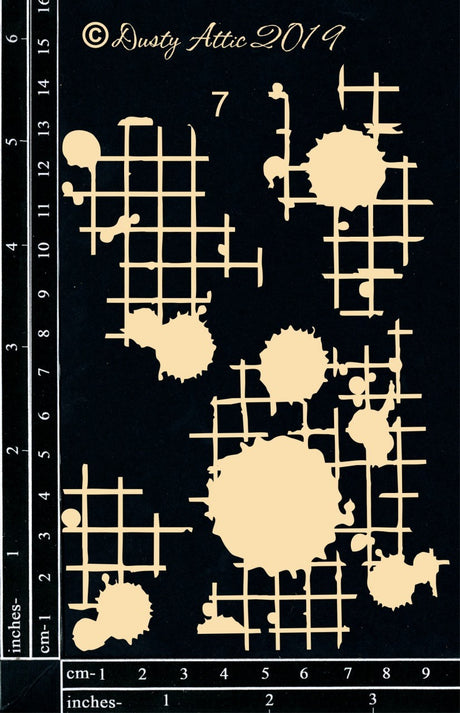 Broken Bits #7 - Distressed Grid image 0