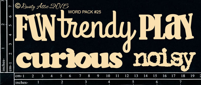 Word Pack #25 – The Dusty Attic