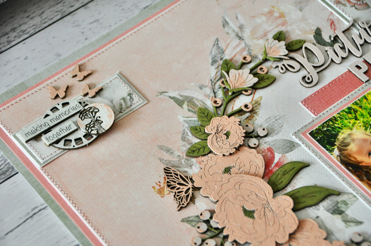 Designer Scrapbooking Kit - Picture Perfect (Treasured Moments) image 2
