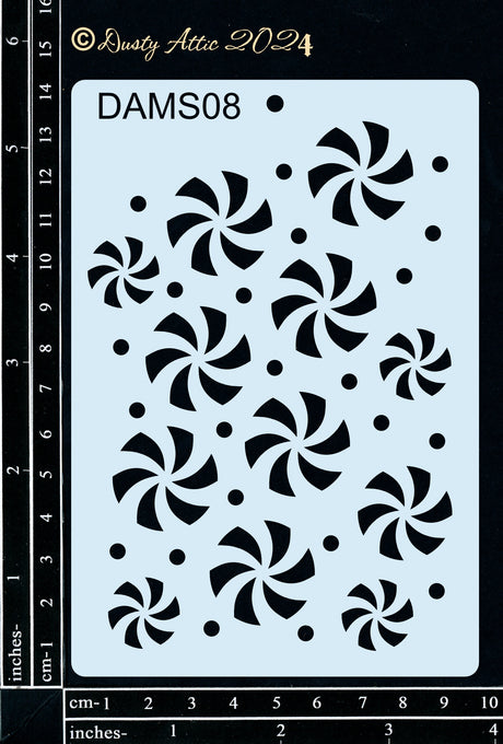 Dusty Mini Stencil 8 – Christmas Candy image 0