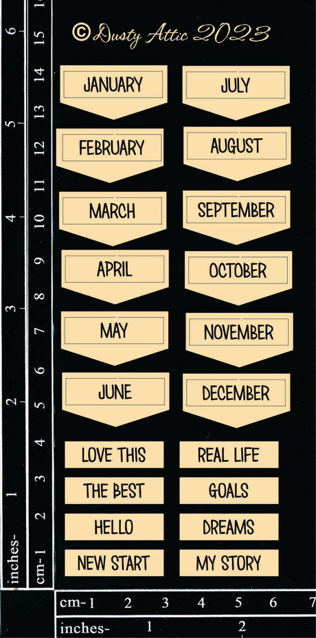 Month Tabs image 1