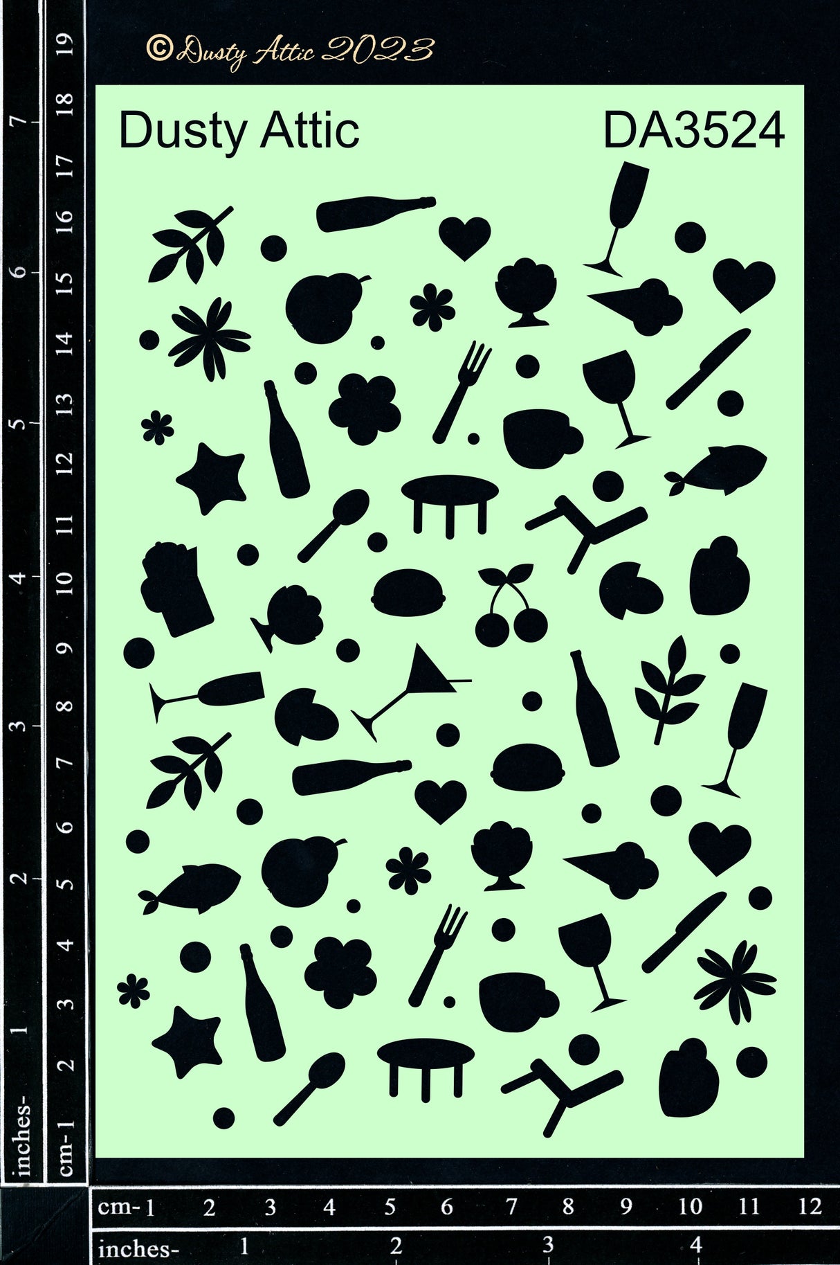 Kitchen Bits Stencil image 0
