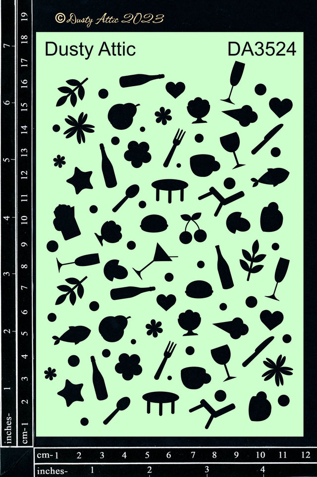Kitchen Bits Stencil image 0
