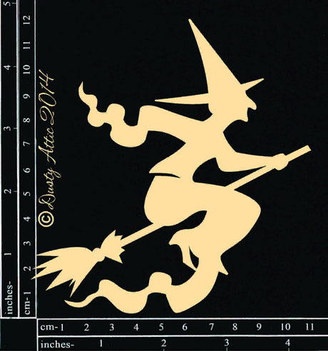 Witch on Broom #1 image 0