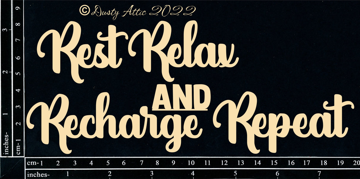 Rest Relax Recharge and Repeat image 0
