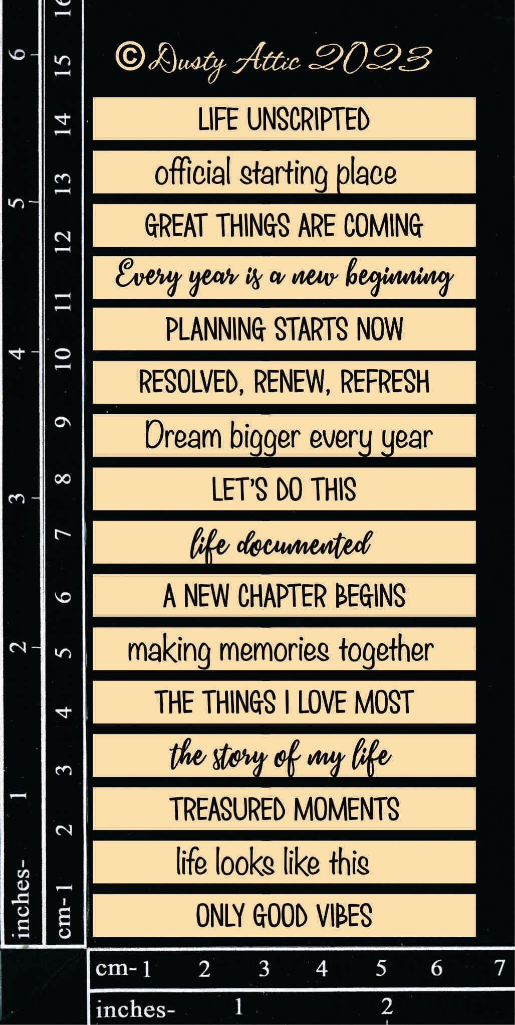 Word Strips #3 image 0