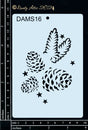 Dusty Mini Stencil 16 – Pinecones image 0
