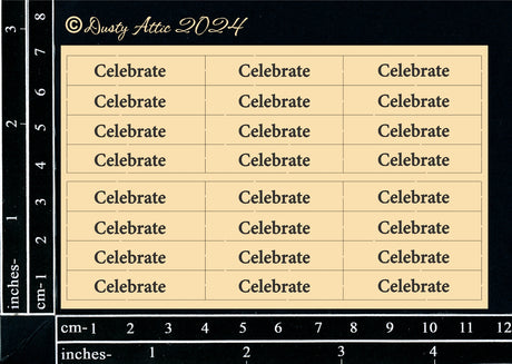 Mini Card Sentiments - Celebrate image 0