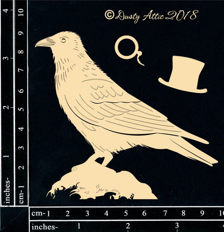 Raven with Top Hat image 0