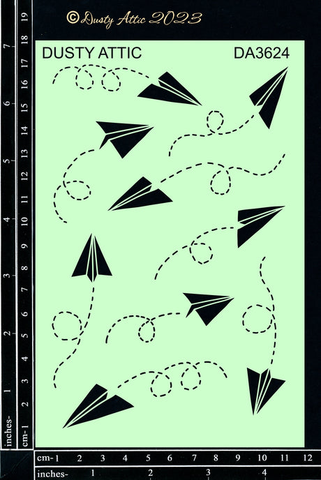 Paper Planes Stencil image 0