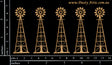 Mini Windmills 5pk image 0