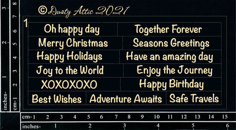 Card Sentiments #1 - Black image 0