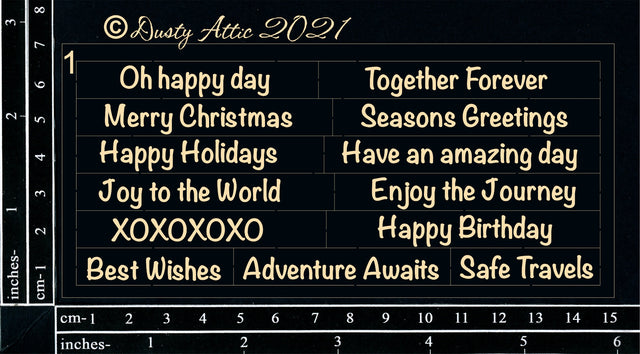 Card Sentiments #1 - Black image 0