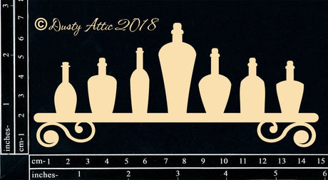 Bottles on a Shelf image 0