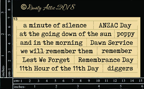 Wordpl@y #13 (ANZAC) image 0