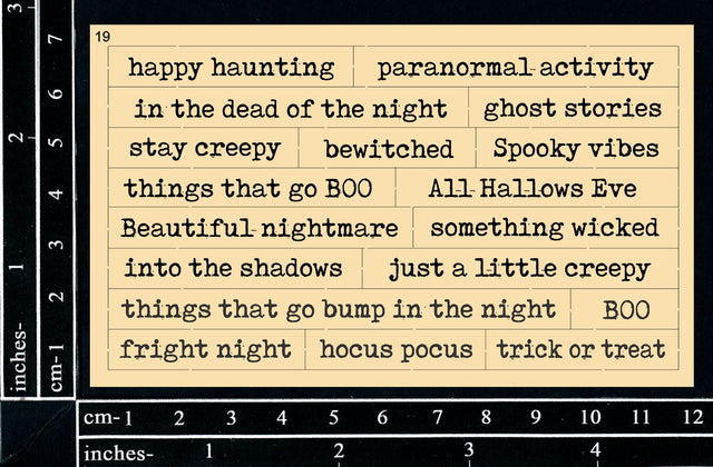 Wordpl@y #19 - Halloween 2 Black image 0