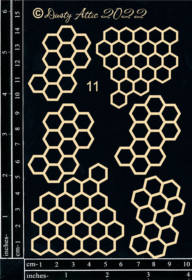 Broken Bits #11 - Honeycomb image 0