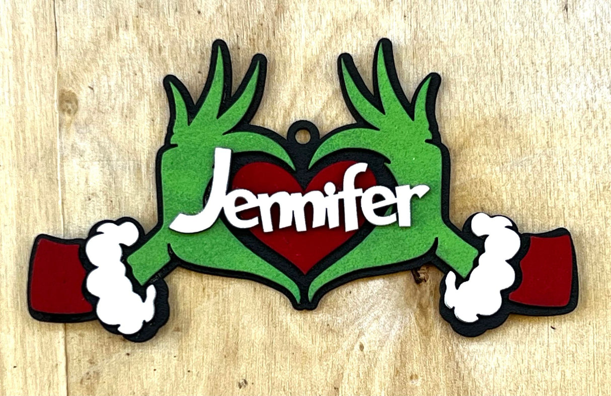 Grinch Ornament #1 image 2