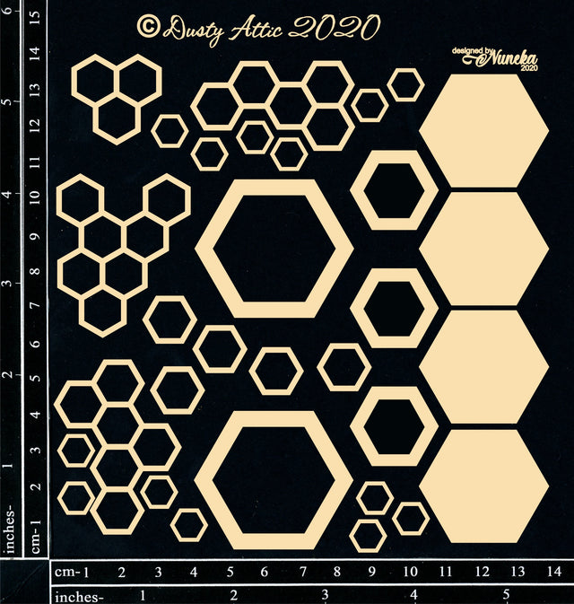 Hexagons - by Nuneka image 0