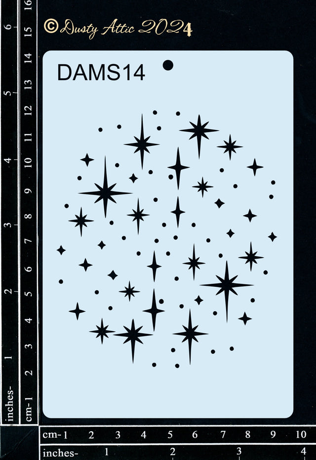 Dusty Mini Stencil 14 – Sparkle image 0