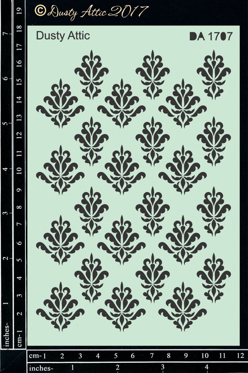 Damask #2 Stencil image 0