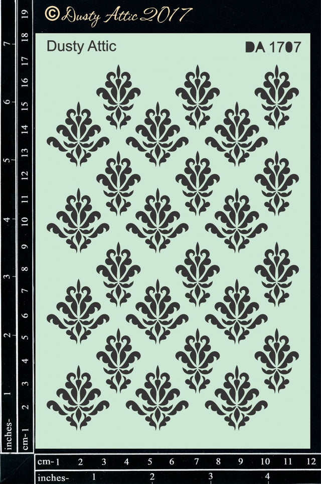 Damask #2 Stencil image 0