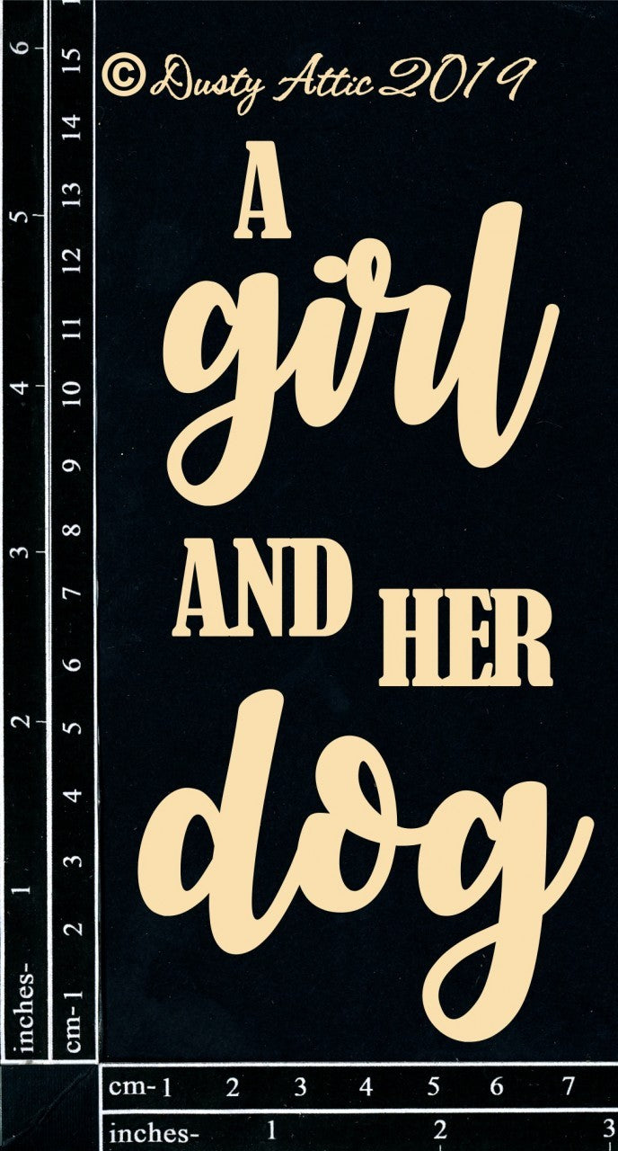 A Girl and Her Dog image 0