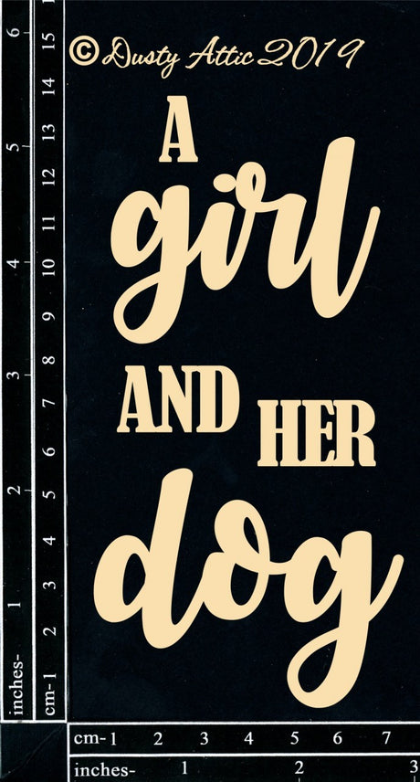 A Girl and Her Dog image 0