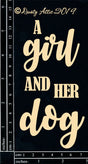 A Girl and Her Dog image 0
