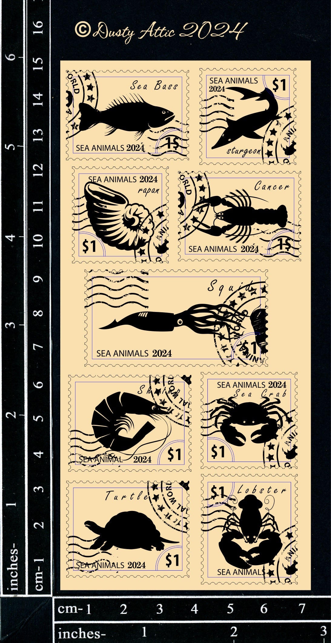 Postage Stamps - Sea Animals image 0