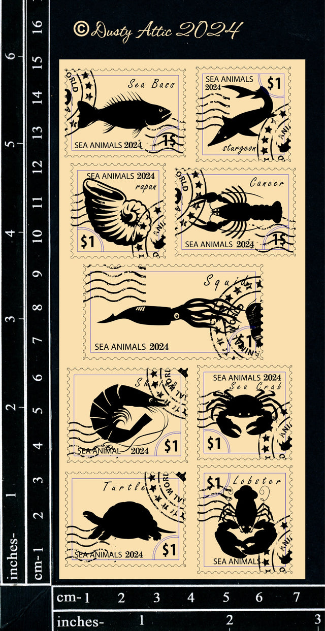 Postage Stamps - Sea Animals image 0