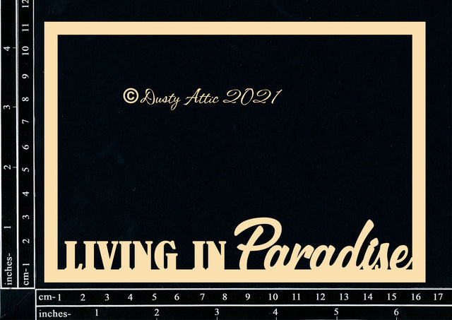 Living In Paradise Frame 6x4 image 0