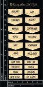 Month Tabs image 0