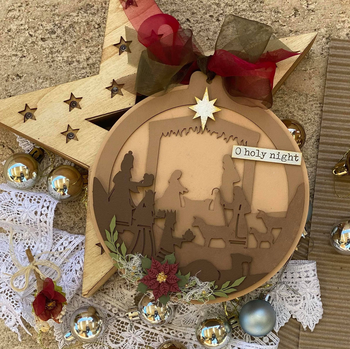 Christmas Bauble - Nativity image 1