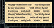 Card Sentiments #4 - Valentines image 0