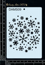 Dusty Mini Stencil 9 – Snowflakes image 0