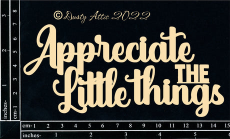 Appreciate the Little Things image 0