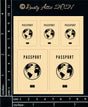 Mini Passports (Blue) image 0