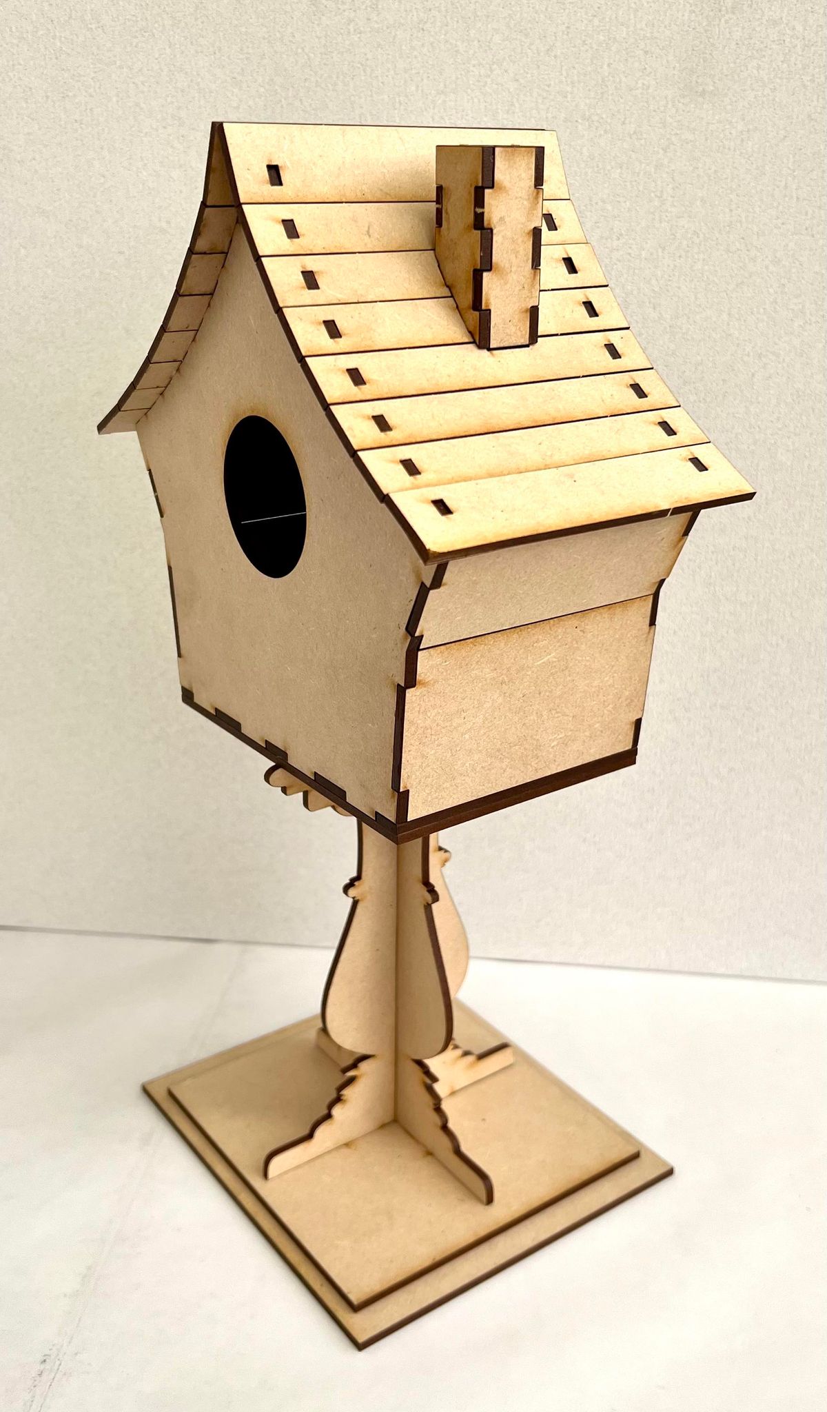 MDF Bird House on stand image 0