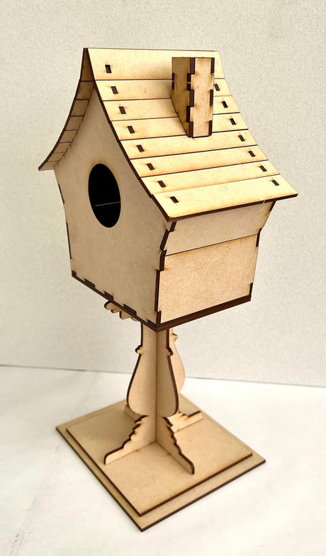 MDF Bird House on stand image 0