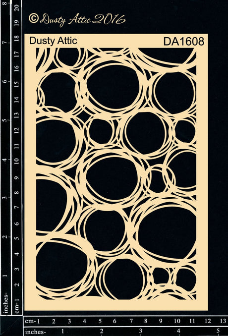 Scribble Circles stencil image 0