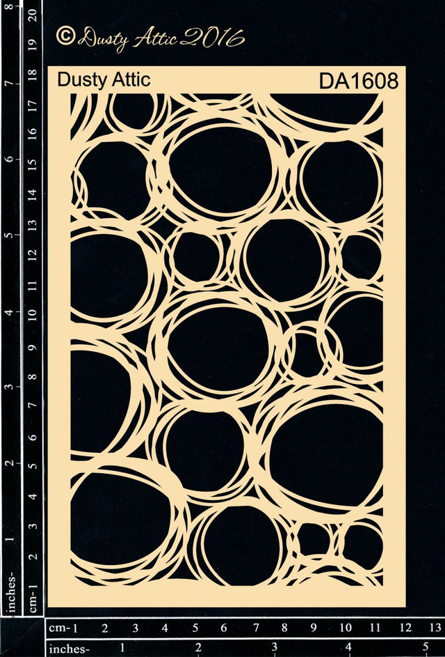 Scribble Circles stencil image 0