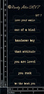 Mini Tabs #7 BLACK image 0