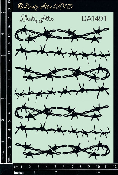 Barbwire Stencil image 0