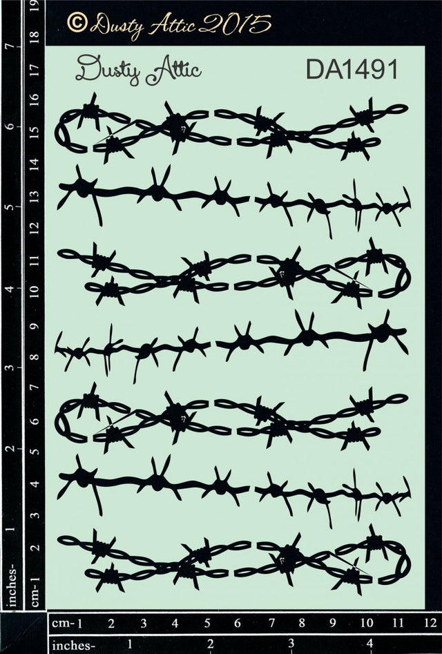 Barbwire Stencil image 0