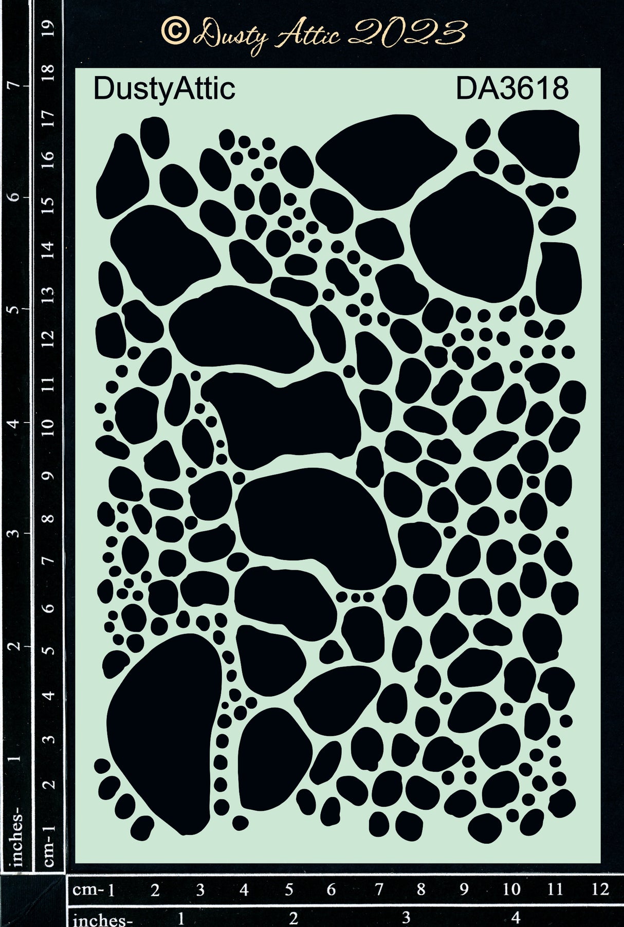 Paint Cells Stencil image 0